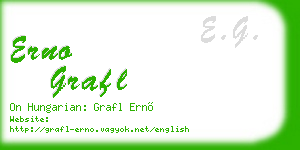 erno grafl business card