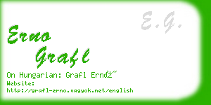 erno grafl business card